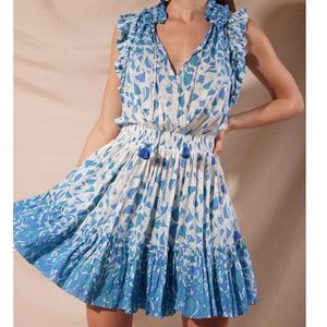 Poupette St Barths Mini Dress Triny - Blue Petale XS